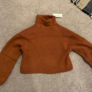 NWT Francesca’s Cropped Turtleneck